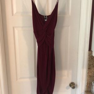 Wine Red Cocktail Dress